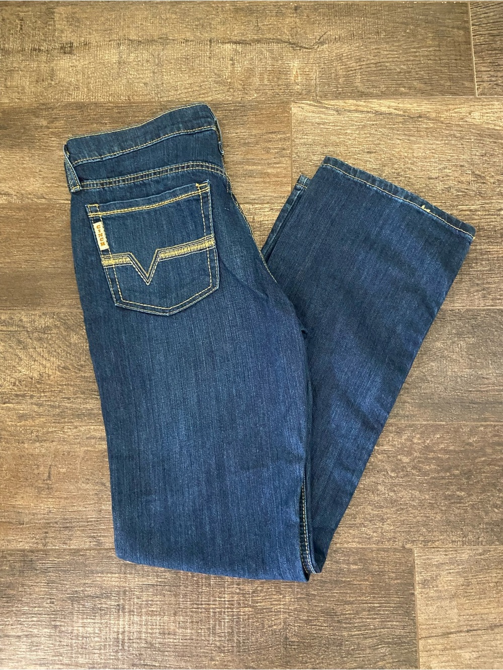 Mens Dark Blue Cinch Jeans